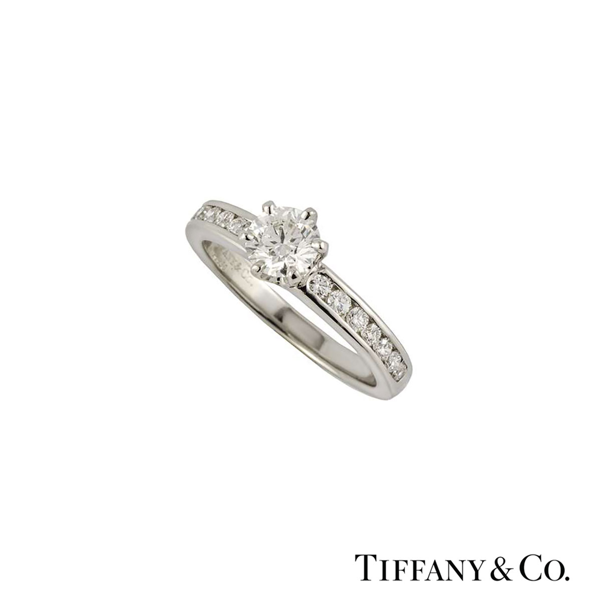 tiffany setting with diamond band